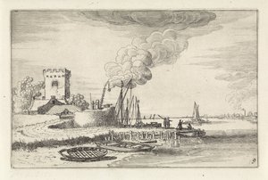 Landskap med en fyr i en hamn Landskap (serietitel) Amenissimae aliquot requculae (serietitel)