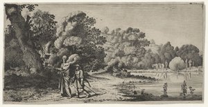 Tobias och ängeln Landskap, osignerad (serietitel)