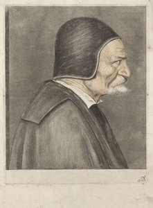 Byst av en gammal man, till höger av Jan van de Velde (IV)