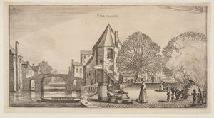 Februari, från Årets tolv månader (The Twelve Months of the Year) av Jan van de Velde II