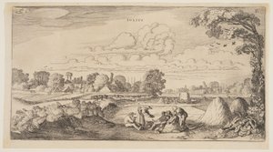 Juli, från Årets tolv månader av Jan van de Velde II