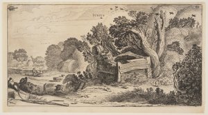 Juni, från Årets tolv månader av Jan van de Velde II