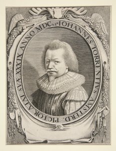 Porträtt av Johannes Torrentius av Jan van de Velde II