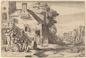 Vår (Village Fair before an Inn)