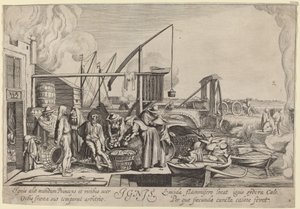 Ignis (eld) av Jan van de Velde II, after Willem Buytewech