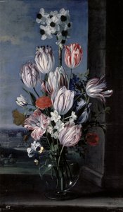 Blommor i en kristallvas, 1652