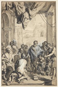 Antik scen(?) av Jan van den Hoecke