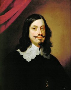 Porträtt av kejsar Ferdinand III (1608-1657) de Habsbourg - Jan van den Hoecke (van Hoek, van Hoeck, Vanhoek) (1611-1651). Olja på duk, ca. 1643. Mått : 74,5x61 cm. Konsthistoriska museet, Vienne