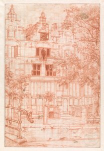 Efter en brand på Herengracht år 1683 av Jan van der Heyden