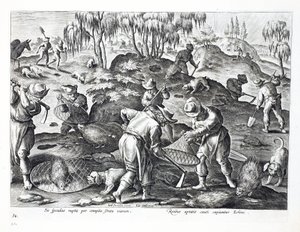 Gräva ut och fånga piggsvin, skylt 54, illustration från 