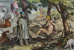 Vespucci Discovering America, plåt 2 från 