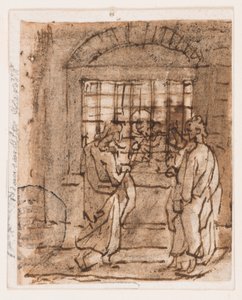 St Peter i fängelse av Jan van der Straet, called Stradanus
