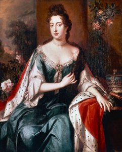 Queen Mary II, ca 1692-94 (olja på duk) av Jan van der Vaardt