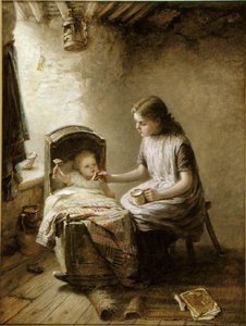 Tea Time (olja på duk)