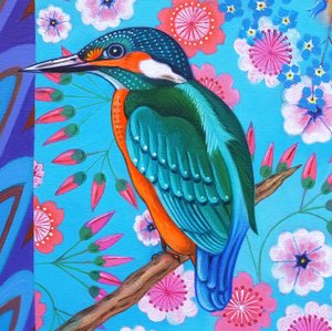 Kingfisher, 2016, av Jane Tattersfield
