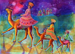 Three Kings, 1997, (bläck och gouache)