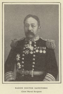 Baron Doktor Saneyoshi, chef för sjökirurg av Japanese Photographer