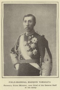 Fältmarskalk Marquis Yamagata, tidigare premiärminister, nu chef för arméns generalstab av Japanese Photographer