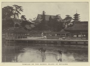 Tempel på den heliga ön Miyajima