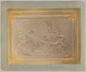 Väggpanel av Tōshō-gū, Nikko, Japan (handfärgat svartvitt foto) av Japanese Photographer