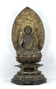 Amida Buddha (trä)