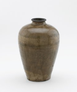 Flaska, Seto, Aichi-prefekturen, Muromachi-perioden, tidigt 1400-tal (keramik) av Japanese School