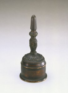 Buddhistisk rituell klocka, Kamakura-perioden, 1185-1333 (keramik) av Japanese School
