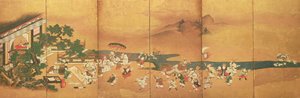 Kinesiska barn leker, Edo Period av Japanese School