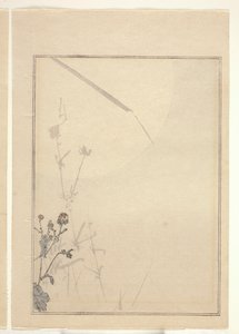 Krysantemum (träblock i färg) (se även 374402) av Japanese School