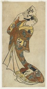 Fujimura handikapp? II i en dansscen, 1720-talet av Japanese School