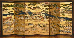 I och omkring Kyoto, Edo-perioden av Japanese School
