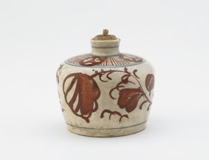 Burk för godispellets, Hyogo-prefekturen, Edo-perioden, tidigt 1800-tal (keramik)