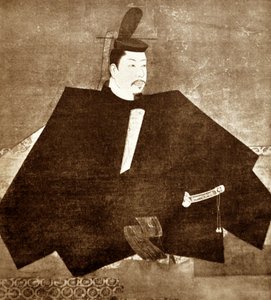 Minamoto no Yoritomo (tryck) av Japanese School