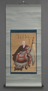 Porträtt av en Zen-präst av Japanese School