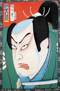 Porträtt av skådespelare av Japanese School