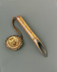 Ristestare (kome sashi), sent 1700-tal (bambu och ben) av Japanese School
