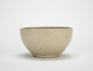 Serveringsskål, eventuellt Hagi-porslin, Serveringsskål (hachi) av Japanese School