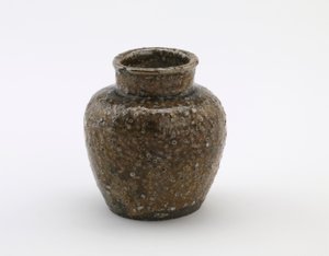 Liten teburk för kommersiellt bruk, Shigaraki, Shiga-prefekturen, Meiji-eran (keramik)
