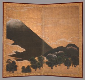 Utsikt över berget Fuji av Japanese School