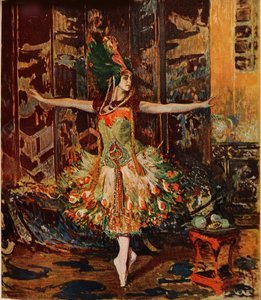 Tamara Karsavina. Omslag till Jugend Magazine, 1914 av Jaques Èmile Blanche