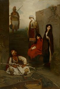 Fångar (fångade montenegrinska kvinnor), 1870