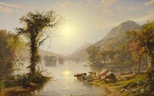Höst på Greenwood Lake, 1861 av Jasper Francis Cropsey