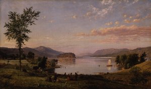 Greenwood Lake, New Jersey, 1866 av Jasper Francis Cropsey