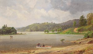 På Wawayanda Lake, New Jersey av Jasper Francis Cropsey