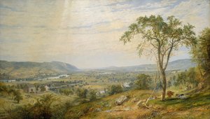 The Valley of Wyoming, 1865. av Jasper Francis Cropsey