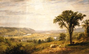 Wyoming Valley, Pennsylvania, 1864. av Jasper Francis Cropsey