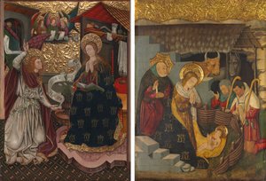 Bebådelsen och födseln av Jaume Ferrer