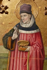 Altartavla (altartavla av de heliga Abdó och Senén) av Jaume Huguet