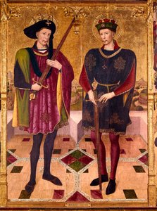 Saint Abdon och Saint Sennen, martyrer som dog i Rom omkring 303 under kejsar Diocletianus (245-313) förföljelser mot kristna av Jaume Huguet