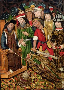 Halshuggningen av St. Fabian av Jaume Huguet